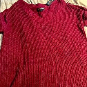 Ambiance Apparel Hi-Low Sweater